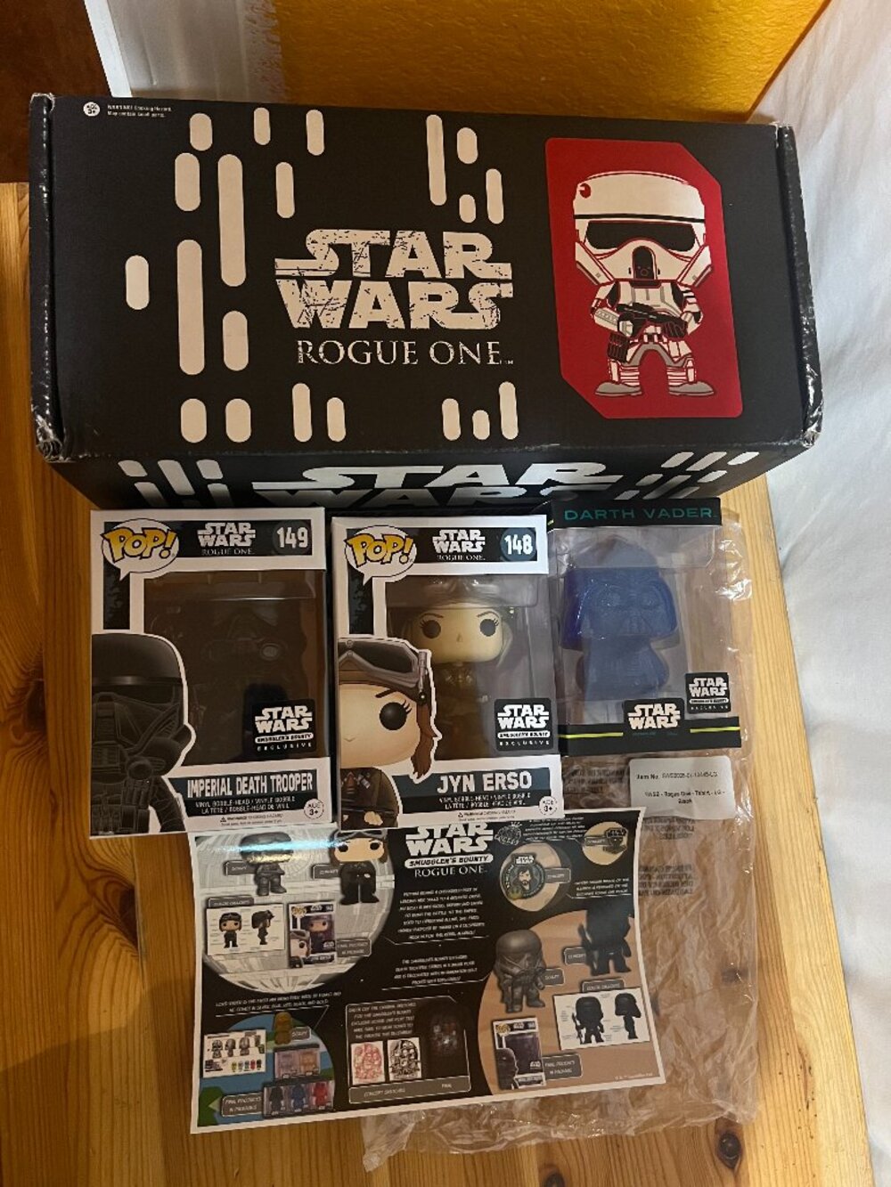 Star Wars Funko Smuggler's Bounty Rogue One No Shirt Used Good Condition $35